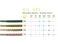 Art.445 Круглый толстый шнурок 90 см