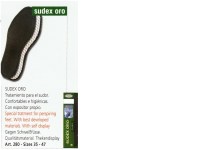 Стельки Sudex Oro