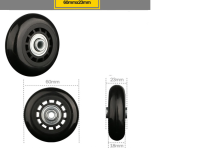 Колесо OPU 60x23mm