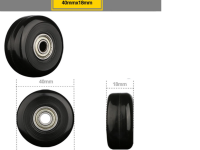 Колесо PU 40x18mm