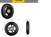 Колесо PU 110x28mm