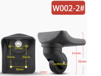 Колёса W002-2 низкие (2шт)