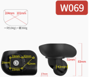 Колёса W069 низкие (2шт)