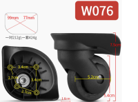 Колёса W076 низкие (2шт)