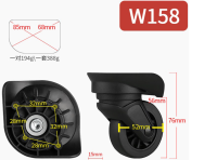 Колёса W158 низкие (2шт)
