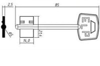 Заготовка ключа ЭЛП-1 (ELP-1)