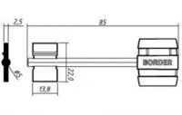 Заготовка ключа БОРДЕР-3 | BRD3DP