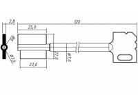 Заготовка ключа МАЙЕР-3 | MAE3D