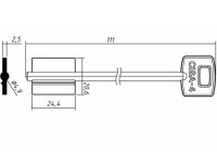 Заготовка ключа ЧИЗА-4 | CIZ 9G