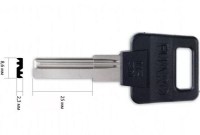 Заготовка ключа Fuaro-2 п.л. | DF-A22