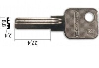 Заготовка ключа Palladium-3 | H-190
