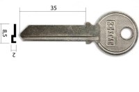 Заготовка ключа TRI-18I | F-043 | TRI-19 | TR14 | TL14R |