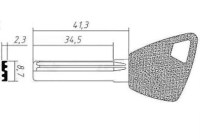 Заготовка ключа КОНДОР | AD-A26