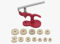 Пресс для закрывания задней крышки часов (12насадок)